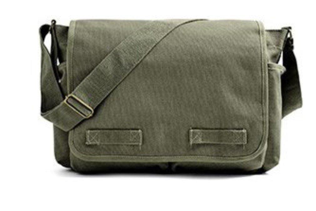 ROTHCO Jack Bauer Messenger Bag Returns or Military Shoulder Bag (Olive Drab) [No Exchanges] Men's