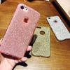 Glitter Clear Silicone Tpu Mobile Phone Cases For Iphone 5 5s 6 6s 6plus 7plus 7