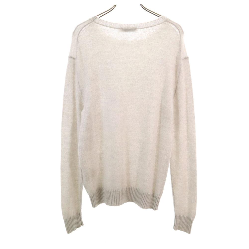 JIL SANDER Made in Italy Wool Blend Long sleeve sweater 46 gray Men's Used