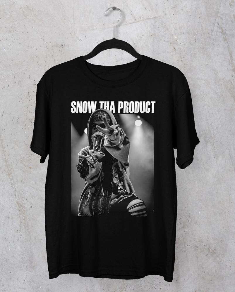 Snow Tha Product poster T-shirt black Unisex Cotton all sizes S-5Xl Unisex T-Shirt M