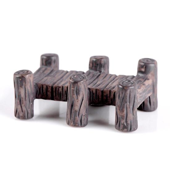 Figurină Miniatură Mini Pod Peisaj Statuie Zână Model Artizanat Decor Grădină