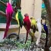25/35 Cm Lifelike Simulation Bird Feather Bird Parrot Fake Bird Decoration Home Garden Home Decoration Props