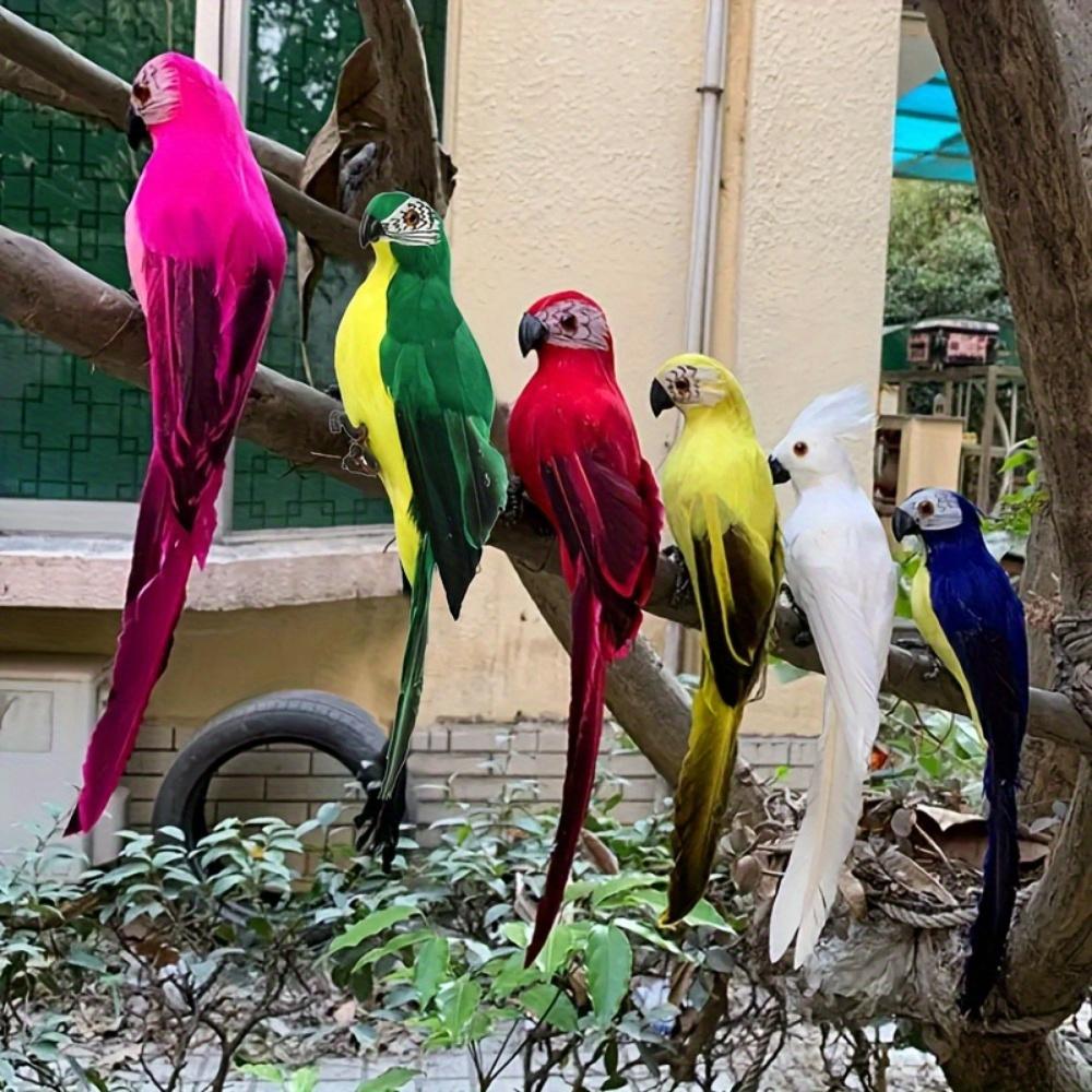 25/35 cm lifelike simulation bird feather bird parrot fake bird decoration home garden home decoration props