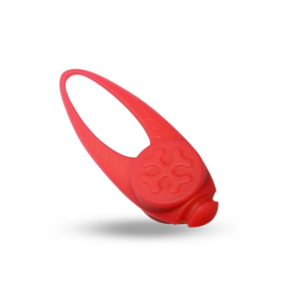 Safety Flashing Glow Light New Pet Led Silicone Rubber Pendant Blinking Led Collar Luminous Pendant for Pet Dog Puppy Necklaces