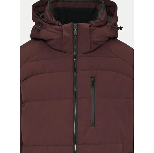 Winter Jacket s.Oliver 2150475 Burgundy Color, Standard Fit