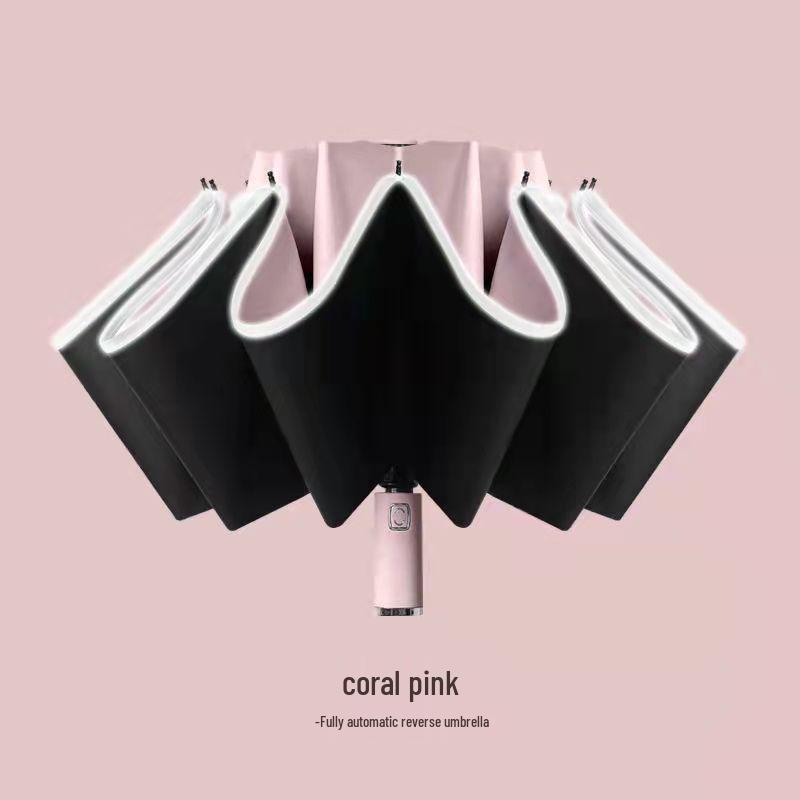 

Большой Прочный Автоматический Складной Зонт для Мужчин и Женщин - Утолщенный, Защита от Солнца и Дождя, Настраиваемая Реклама Small Secret 3 - Fully Automatic