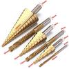 6-Piece Step Drill Set In Red Plastic Box