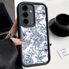 Phone Case for Samsung Galaxy A17 A16 A15 A14 A13 Blue And White Porcelain Pattern A56 A36 A26 A55 A35 A25 A54 A34 A24 A53 A33 A