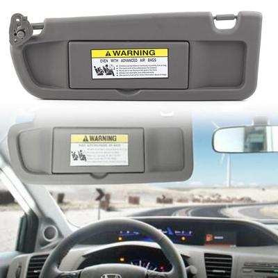 Protetor solar para carro, lado esquerdo do motorista, viseira solar para Honda Civic Sedan Coupe 2006 2007 2008 2009 2010 2011 83280-SNA-A01ZA