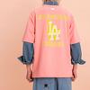 New MLB Los Angeles Dodgers T Shirts Unisex Pink 31TSN5131-07P