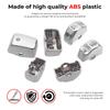 1Pair Handlebar Control Switch Housings Cover Button Caps Chrome Kit Motorcycle For Harley Sportster Forty-Eight XL1200X 2014-22