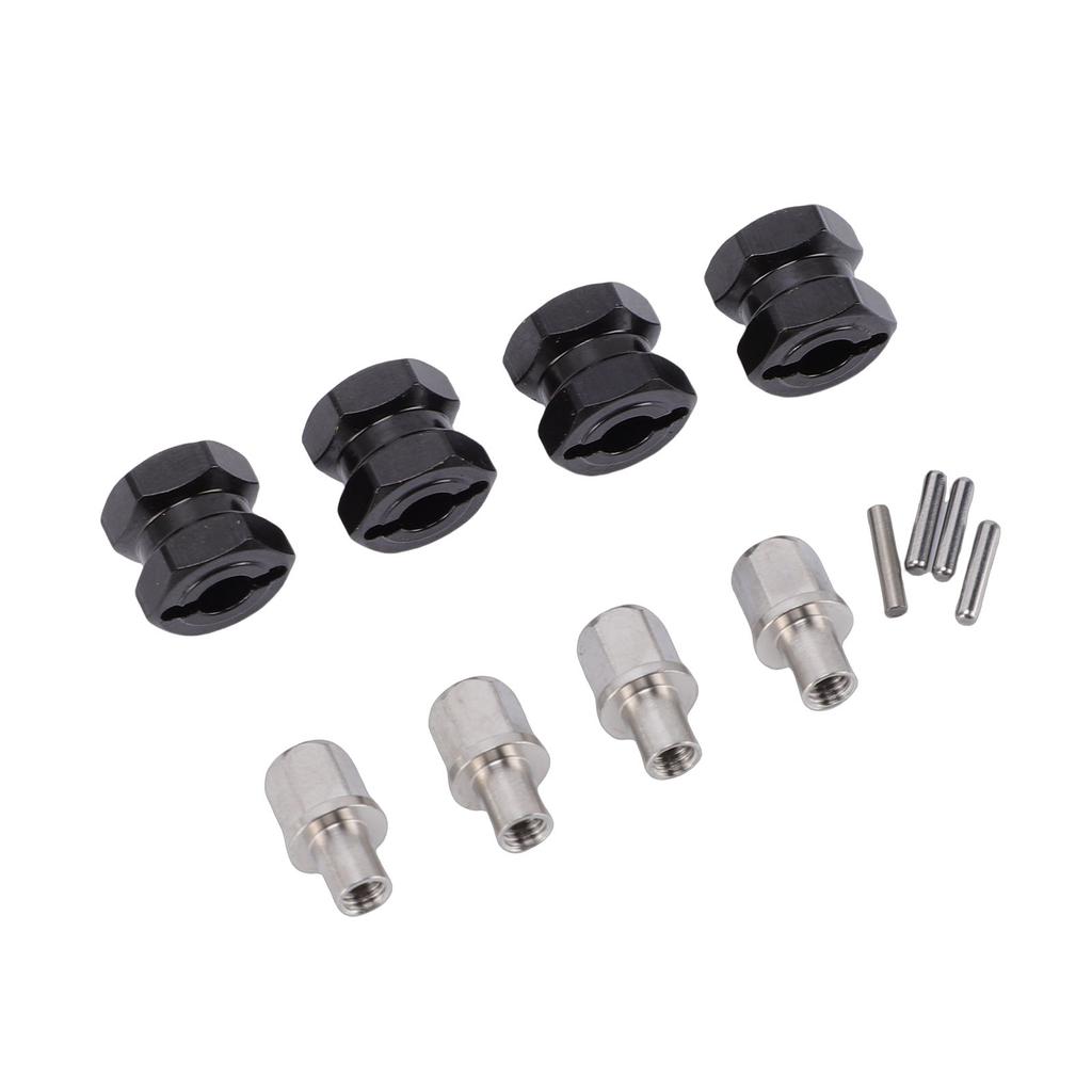4 Pcs 12mm RC Hex Hub Extension Electrophoresis Treated Hex Drive Adapter Spacers for 1Celsius10 RC Crawler