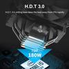 PCCOOLER CPS Paladin EX400 Air-Cooled CPU Cooler, 130mm PWM Fan, 180W TDP, 4 High-Performance Heat Pipes, Nickel-Plated Anti-Oxidation Protective Laye