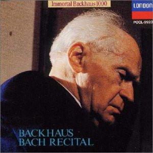 

CD BACKHAUS (WILHELM); BACH - Bach recital POCL9923 Decca 1997 Japan Classical Used