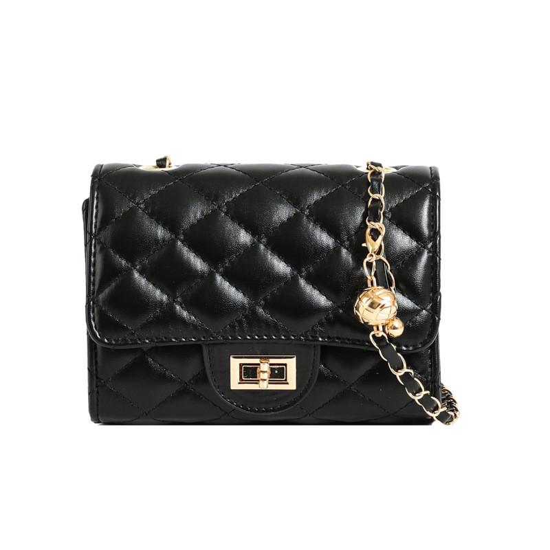 Lattice Color Solid Single Shoulder Crossbody Bag Handbag Women Fashion Gift