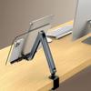 MultiAngle Swivels Laptop Support Arm Mount, Ergonomic Reading Mount with Clip for Tablets and Notebook with Solid Clip
