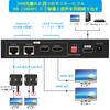 Dual Monitor Simultaneous EX712 HDMI Splitter Extender up to RJ45 Splitter Security Camera Simultaneous Ideal for Construction Surveillance and More