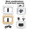 Smartphone Video Rig Handheld Ring Light Selfie Light Phone Video Stabilizer for Camera Smartphone Action Camera YouTube Set