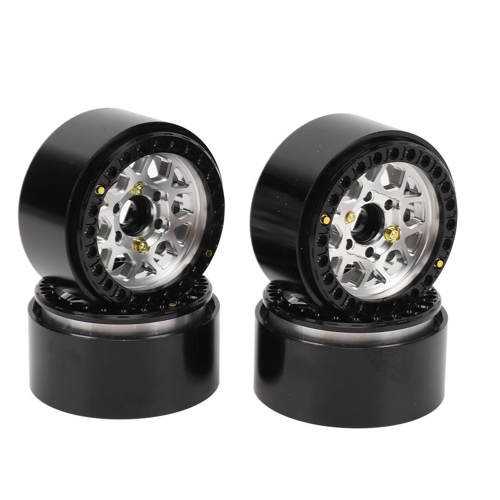 RC Vehicle Wheels Rims Aluminum Alloy 110 Scale 1.9in Metal Wheel Hub for Remote Control Car Model