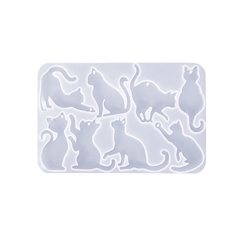 Jewelery Silicone Mould Earring Mold with Hole Animal Silicone Molds for Epoxy Resin Earring Charm