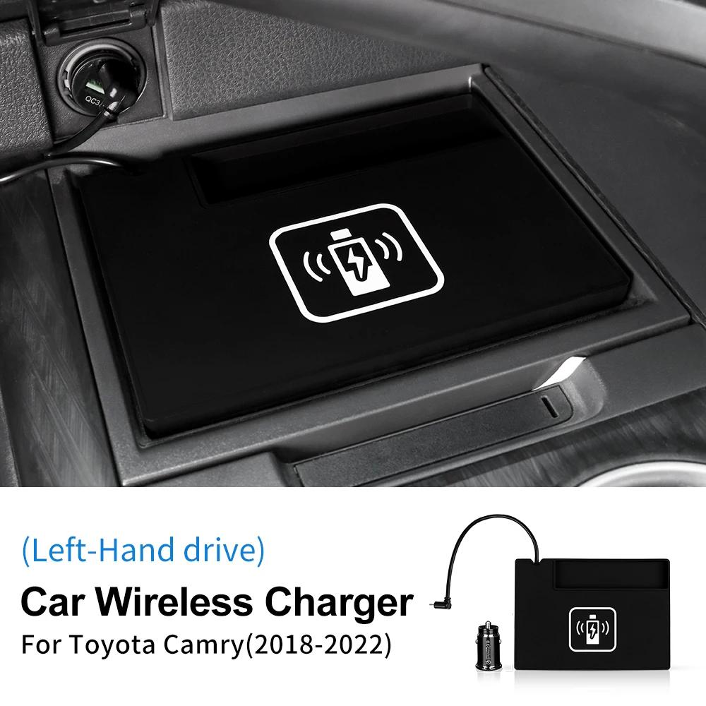 Dla Toyota Camry 70 XV70 2018 2019 2020 2021 2022 Samochodowa Bezprzewodowa Ładowarka Uchwyt do Szybkiego Ładowania Telefonu Komórkowego Płyta Ładowarki 15W
