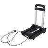 Folding Hand Truck 200lbs 4 Wheel Cart Collapsible Luggage Rolling Cart Enhanced Stability Easy Moving for Home Office