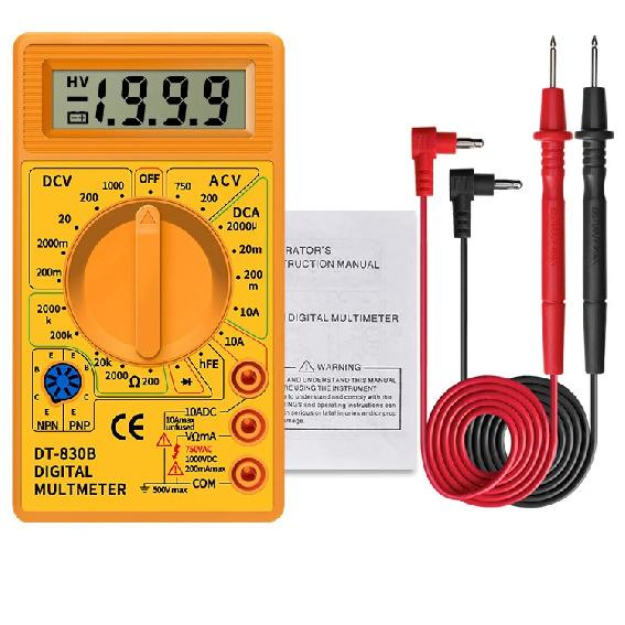 Dt830b Digital Multi-Meter Mini Universal Handheld Multi-Meter Electrical Instrument
