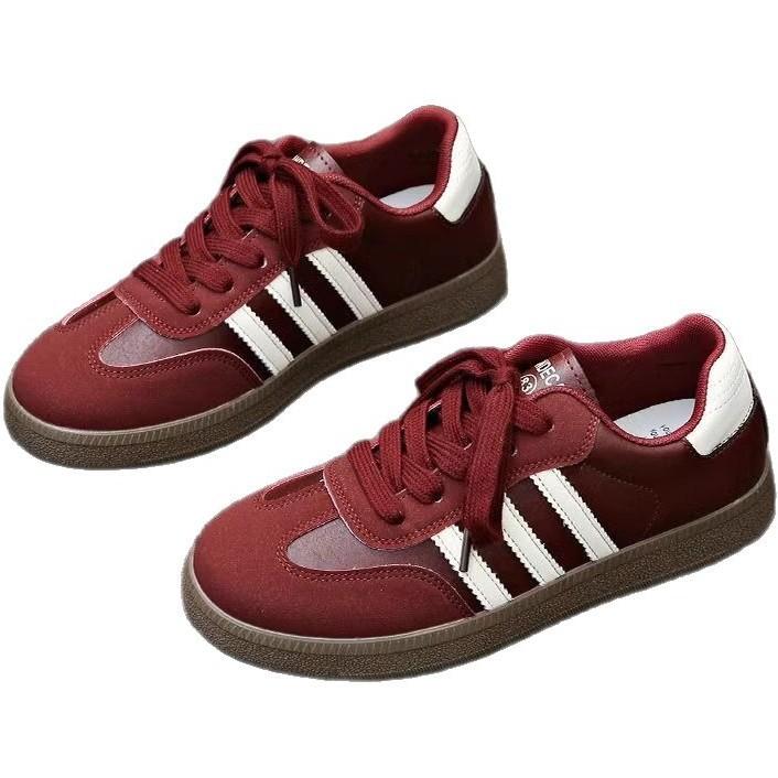 Retro German training shoes women's 2025 new spring and autumn popular flat shoes casual board shoes versatile sports Forrest Gump shoes