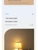 Nordic Metal Fabric USB Table Lamp - LED Night Light for Bedroom or Study