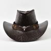 Westlicher Stil Cowboyhut Für Männer Frauen Vintage Kunstleder Breiter Rand Gentleman Cowgirl Jazzkappe Sombrero Hombre
