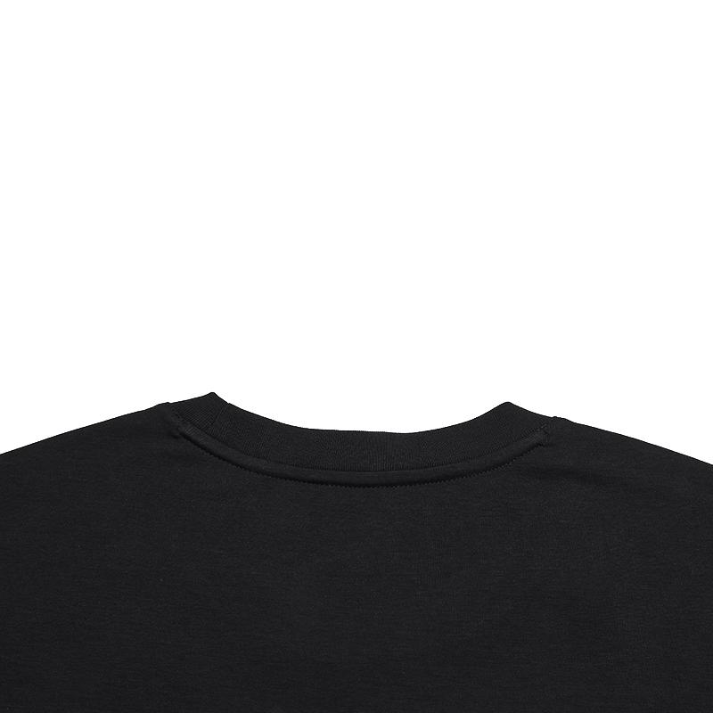Fila Heritage Fashion Minimalist Casual Everyday Versatile Comfortable Logo Embroidered Solid Color Knitted Short Sleeve T-Shirt F11M548101FNV