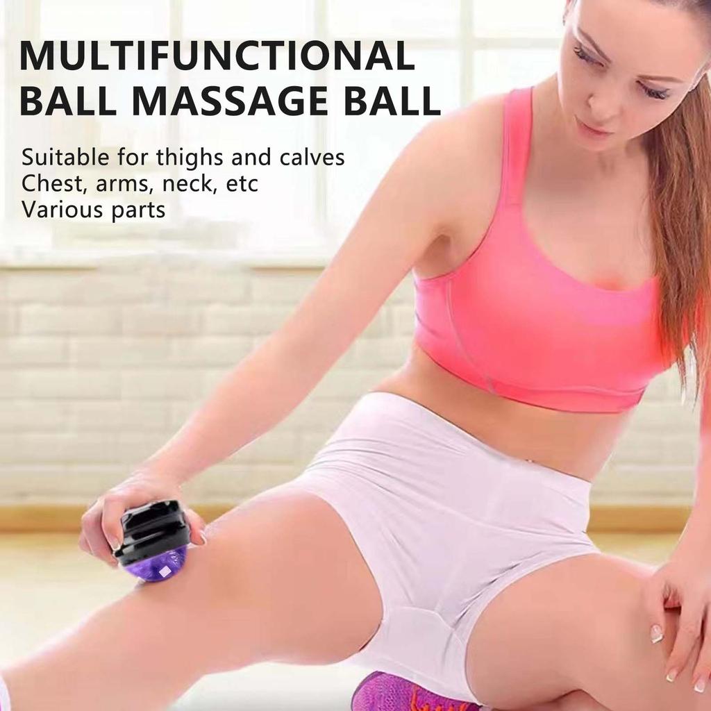 Mini Manuelle Therapie Körpermassageball 360 Grad Drehdesign Selbstmassagegerät für Rücken Schultern Fußmassage