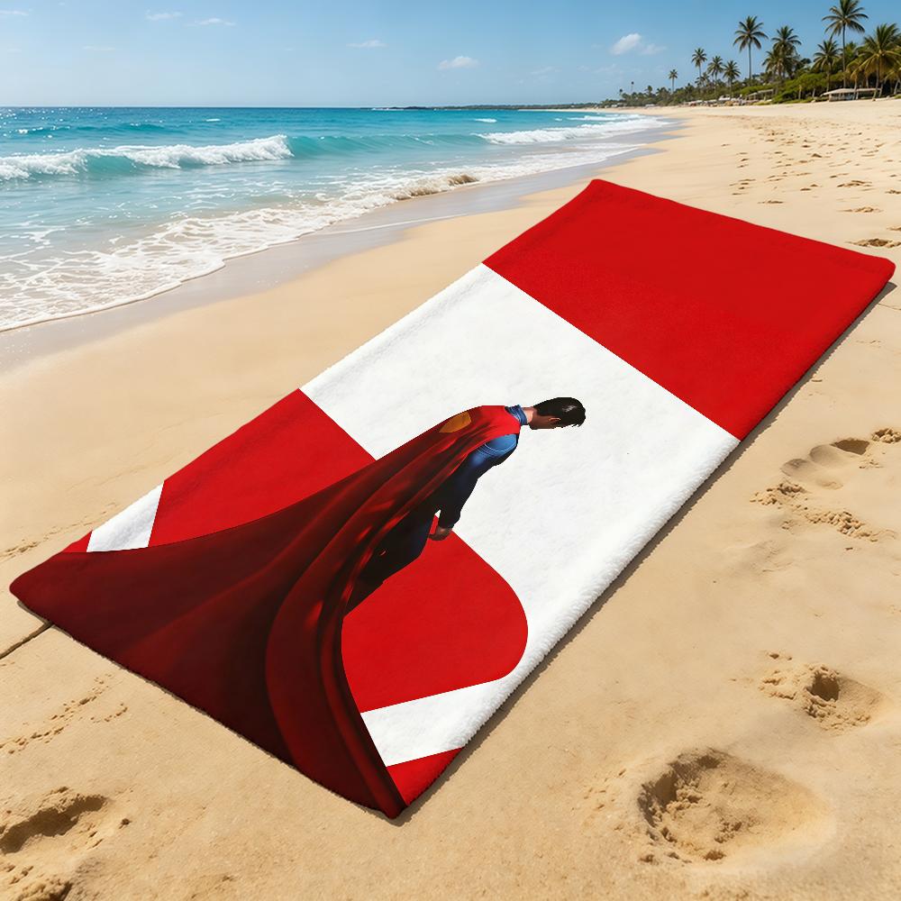 D-DC C-Comics Anime Towel For Outdoor Camping Beach Towel Super Absorbent Quick-Drying Summer Towel