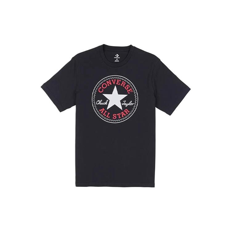 Converse Chuck Taylor All Star Classical Round-neck Tee Black Men s 10007887-001 S