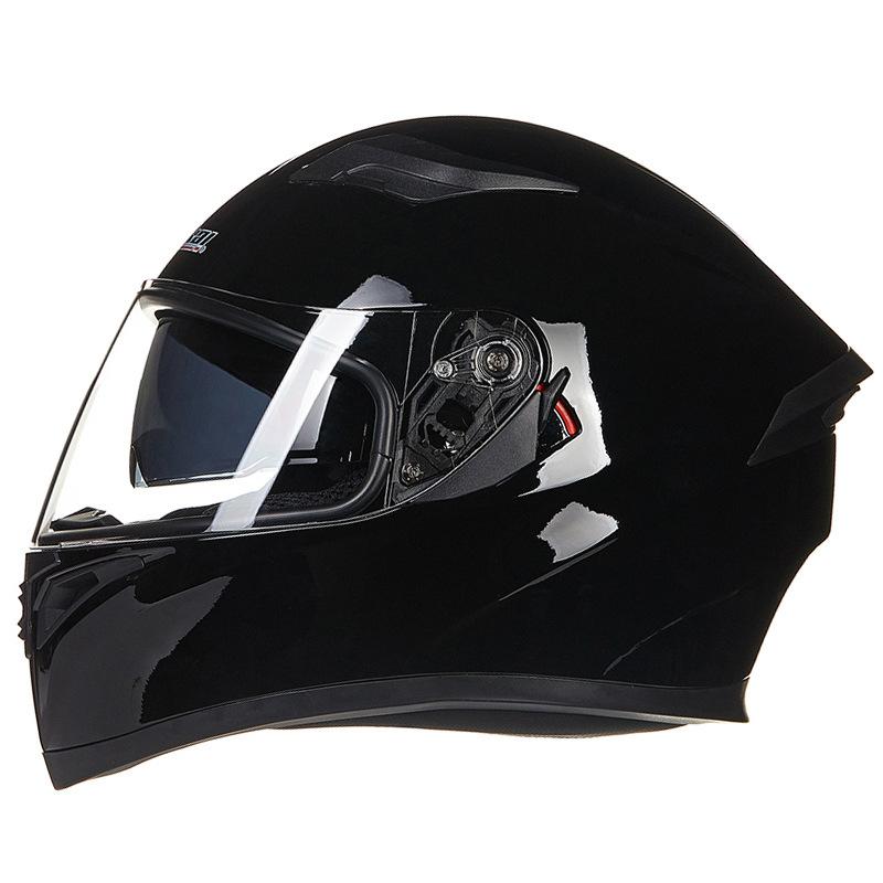 Motorcycle Helmet Full Helmet Can Be Equipped with Bluetooth Headset Men's Four-season Electric Bicycle Riding Helmet