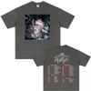 Limited Ado World Tour 2025 Hibana T Shirts Men Women Fashion Pop Music T-shirts Male Casual Cotton Vintage Tshirt Streetwears3