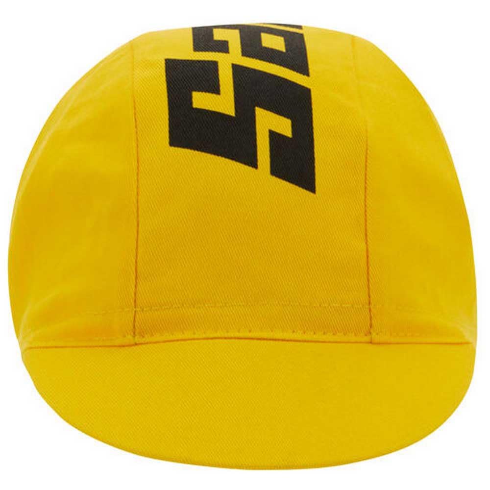 Santini Tour de France Official Cycling Cap, Yellow, RE460COT-2TDF