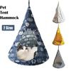 Cute Foldable Pet Supplies Removable Breathable Hanging House Hammock Hanging House Cat Tent Bed