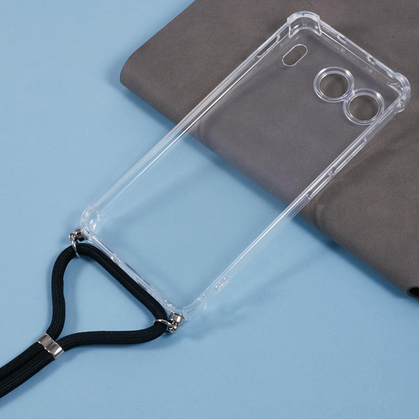 

For OnePlus Nord 4 Case Reinforced Corner TPU Clear Phone Cover with Lanyard A