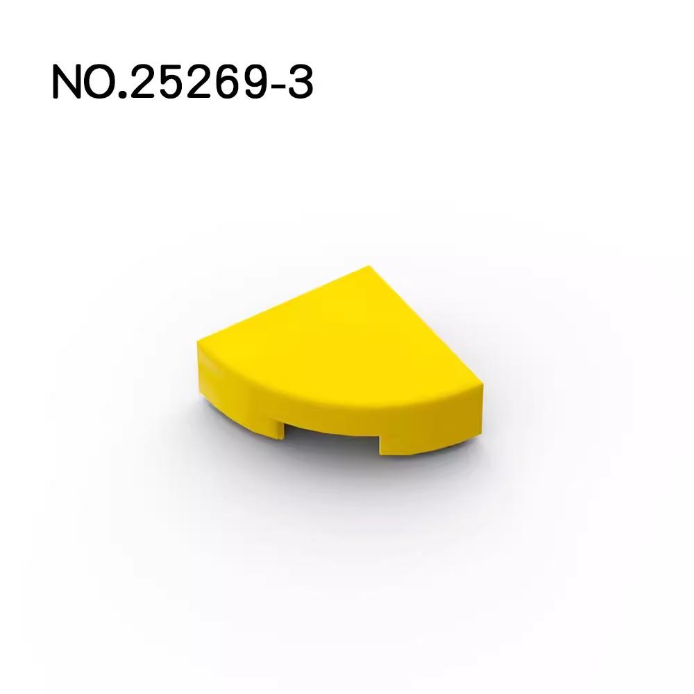 20Pcs  MOC Compatible Assembles Particles 25269 48410 Tile Round 1 X 1 Quarter Building Block Parts DIY Compatible Tech Toy