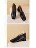 2025 High-End Soft Leather Irregular High Heels