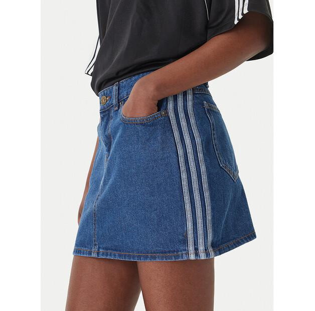 Adidas 3-Stripes Denim Skirt