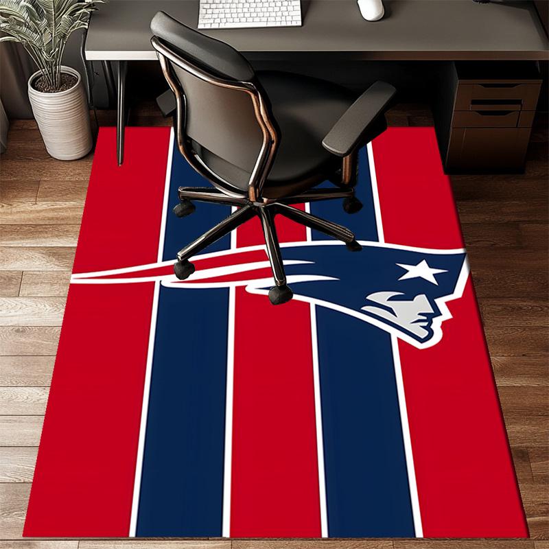 Patriots Team Spirit Rug Game Carpet, Floor Mat for Bedroom Living Room Entryway Rug, Home Decor Idea Gift for Christmas Birthday