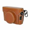 For Fujifilm X100VI Camera Case PU Leather Cover with Battery Hole + Strap + Storage Bag