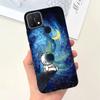 For Oppo A15 A15s Case Soft Silicone Phone Cases For OppoA15s A 15 s OppoA15 Cute Marble Moon Animals Back Cover Coque Capa Etui
