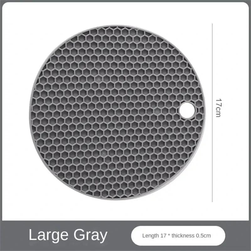 Multifunkční kuchyňská silikonová podložka na nádobí, kulatá protiskluzová tepelně odolná podložka na kávové šálky, držák na hrnce, prostírání, nástroje