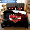 3PCS Ahly Football club Printed Soft Bedding Set,Including 1pc Duvet Cover And 2pcs Pillowcases Perfect for Bedroom, Dormitory, Fan gift