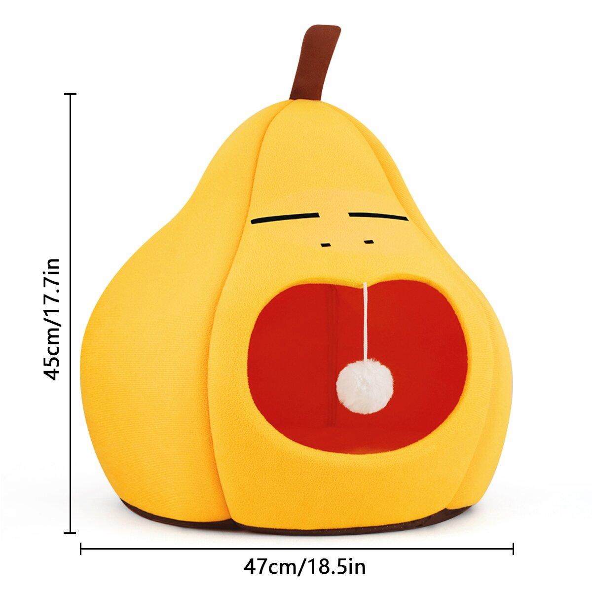 

Гнездо для кошки в виде груши, гнездо для утки в виде груши, зимнее теплое полузакрытое спальное место для кошки, кошачья кровать, всесезонное универсальное гнездо для собаки, принадлежности