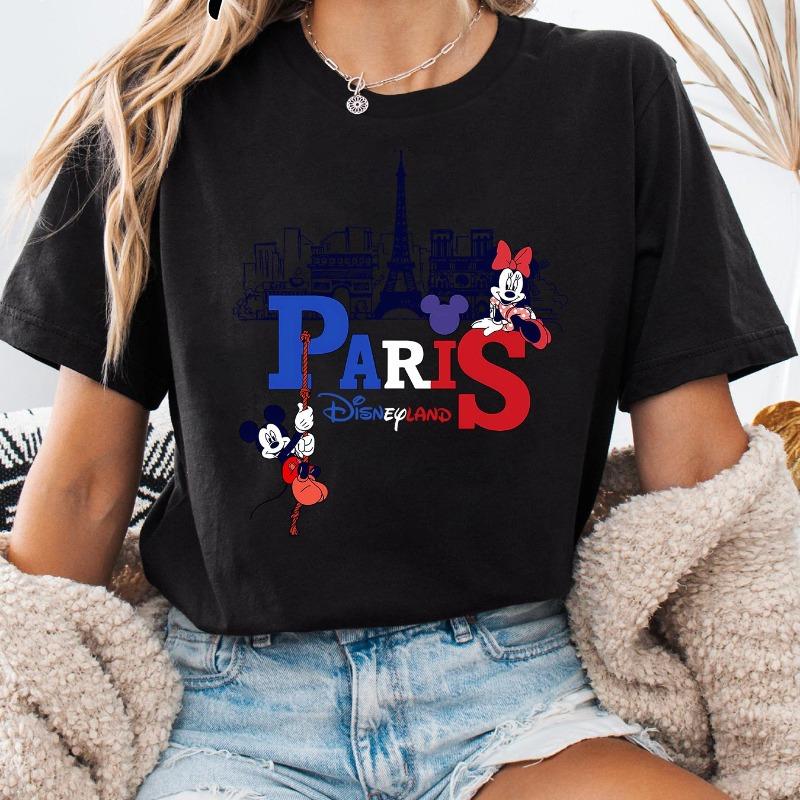 Disney Mickey Mouse Minnie Boy Girl Summer T-Shirt Family Parent-Child Casual Loose Oversized Comfort Short Sleeve Men Women Y2k