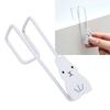 5PCS Over The Door Hooks Cartoon   Sprayed Stainless Steel Hanging Hook for Bedroom Bathroom